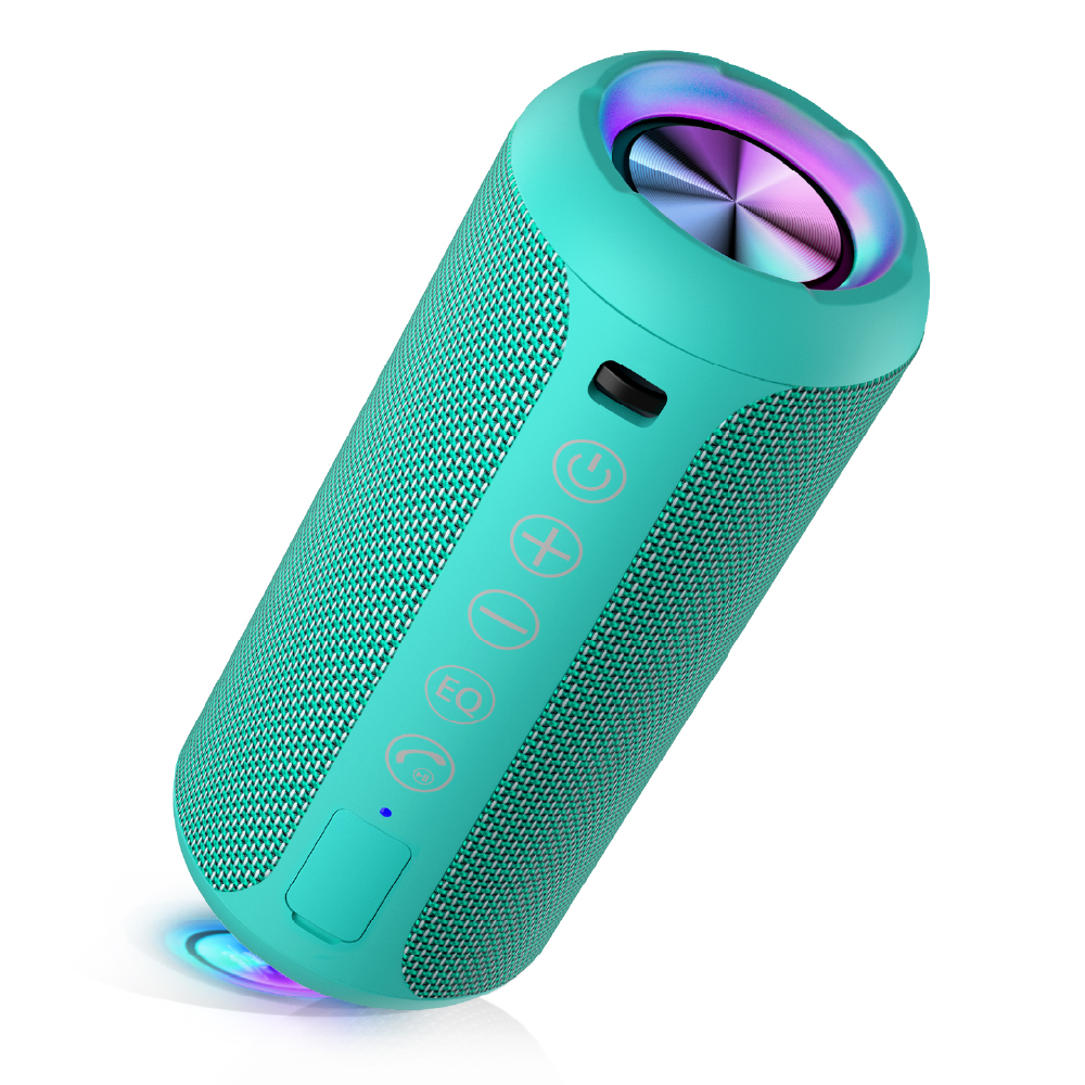 Ortizan X10B Portable Bluetooth Speaker | 24W Surround Sound, 30-Hour Battery Life, IPX7 Waterproof - Turquoise, , large