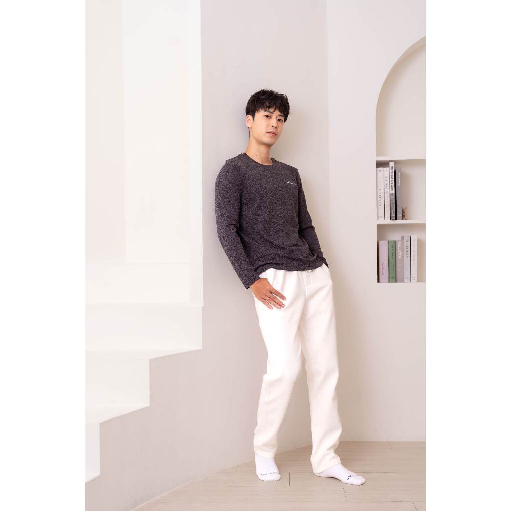 【巧奇】MIT石墨烯保暖衣麻花款/發熱衣/溫感衣/遠紅外線衣/抗菌/蓄熱/除臭/親膚/恆溫, 黑麻花,M, large