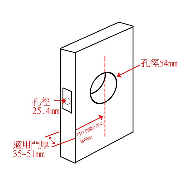 水平鎖 通道鎖 加安牌 不銹鋼磨砂色 LF603 無鑰匙  全白鐵  鎖閂60mm 左右不分邊都適用, , large