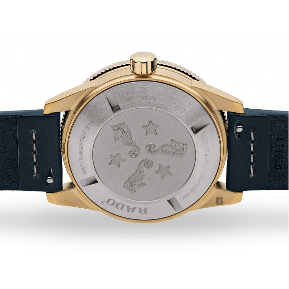 RADO 雷達 庫克船長青銅自動機械腕錶-42mm R32504205, , large