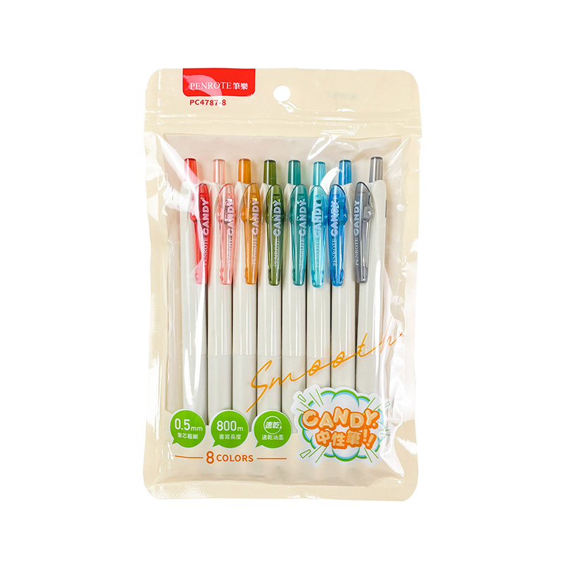 CANDY Gel Pen Set, 8 Colors, , large