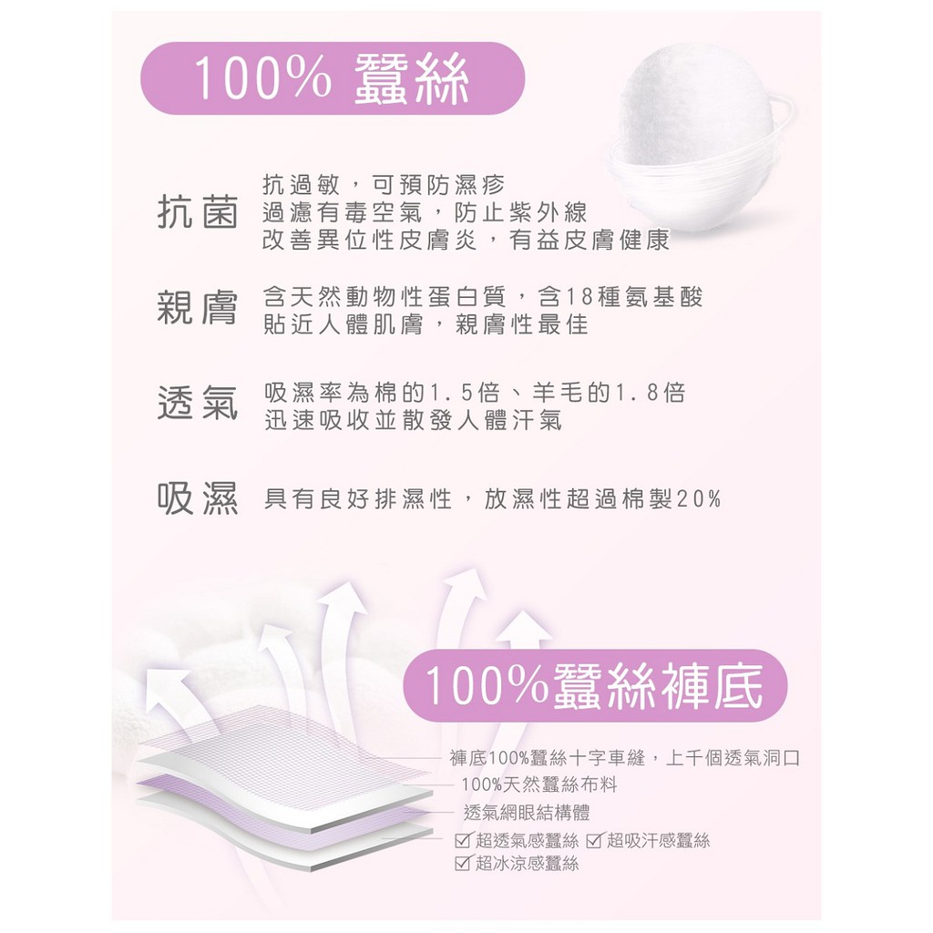 【K's凱恩絲】MIT透氣親膚四角平口專利純蠶絲內褲-膚色, , large