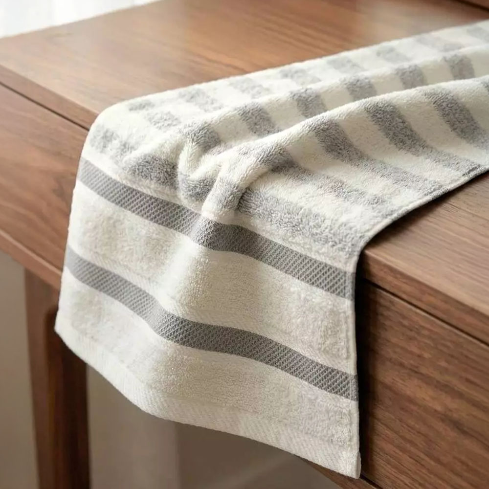 [Kai Mei Cotton] Bulk Pack: Made in Taiwan (MIT) Antibacterial & Odor-Resistant &ndash; Lightweight Soft Pure Cotton Bamboo Charcoal Towels (Set of 12), , large