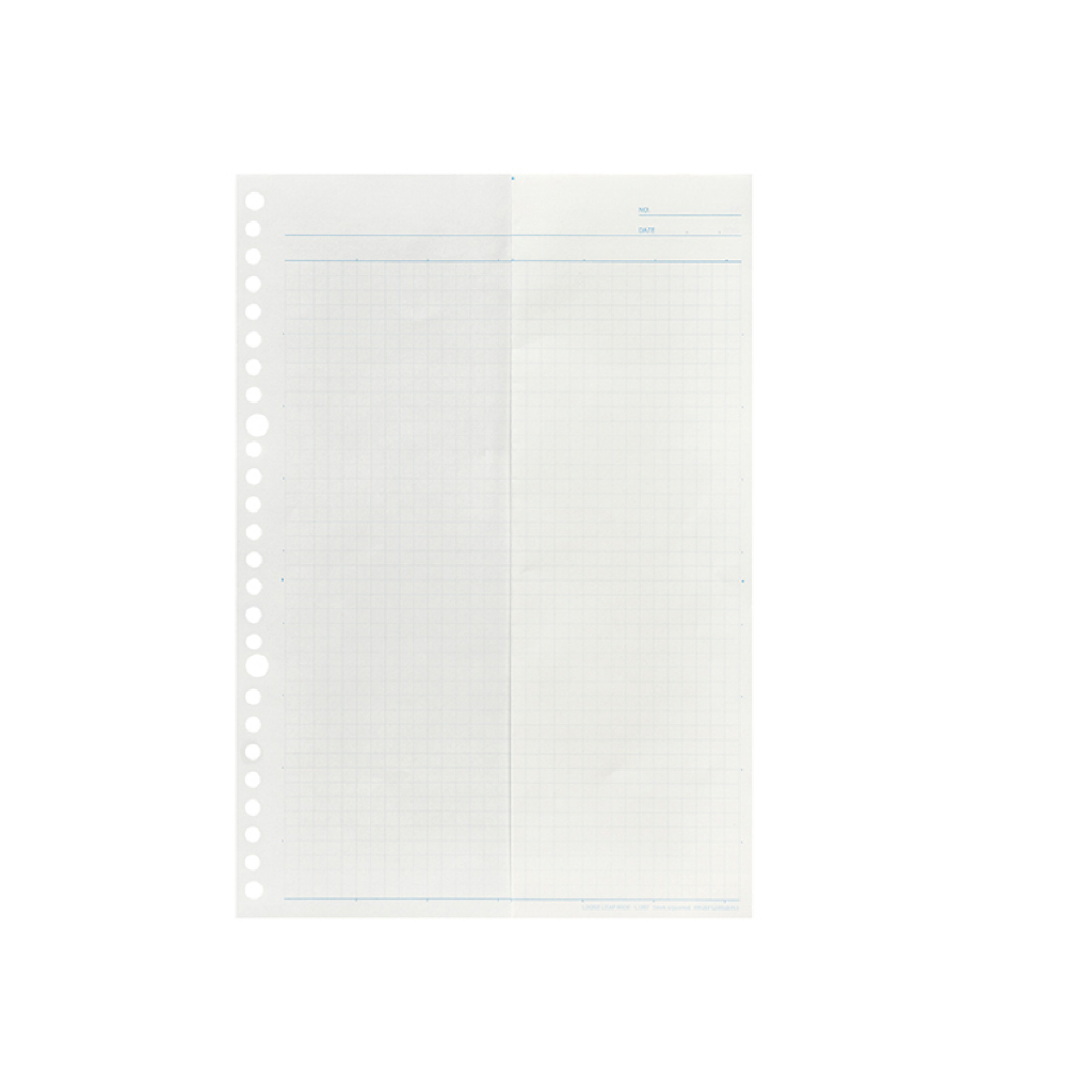 日本MARUMAN 26孔方格寬幅活頁紙-可展開B5-B4(MAR L1297), , large