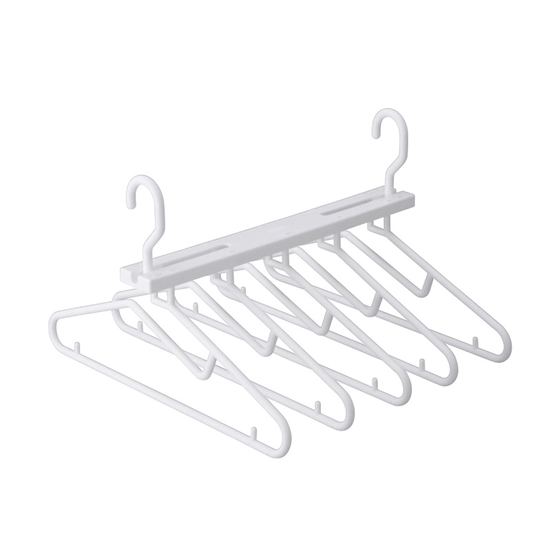 5 consecutive hangers that can be stored , , large