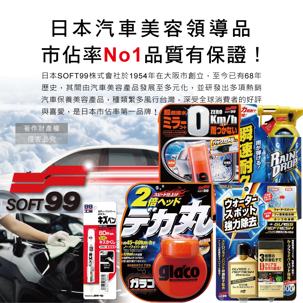 Soft99 Car Touch up Pen 7g BP-51 White, , large