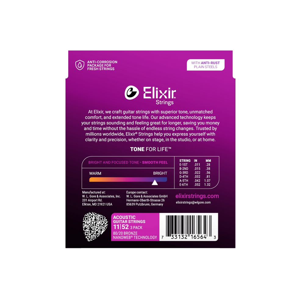 Elixir 16564 Nanoweb 11-52, , large