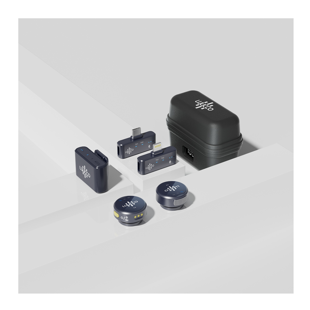 LUUCCO AirWave K2 無線磁吸領夾麥克風 萬用組【敦煌樂器】, , large