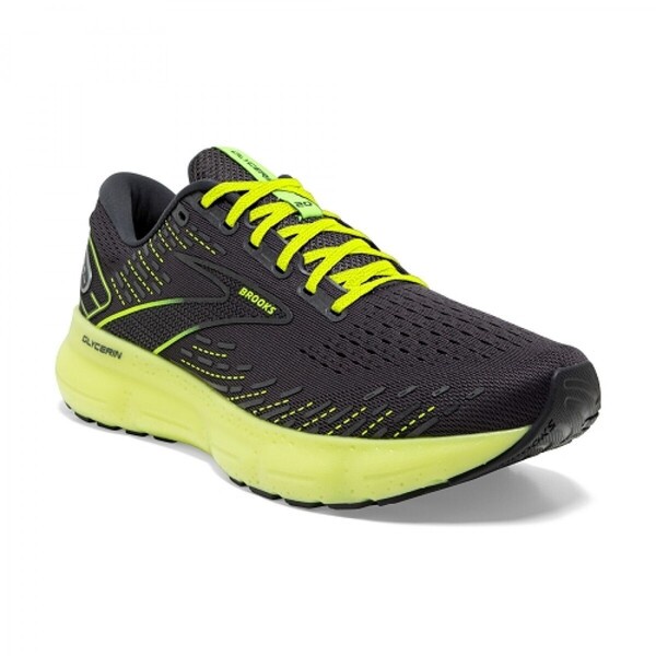 Brooks Glycerin 20 男 慢跑鞋 夜光限定款 運動 避震 緩衝 路跑 黑黃 [1103821D012], , large