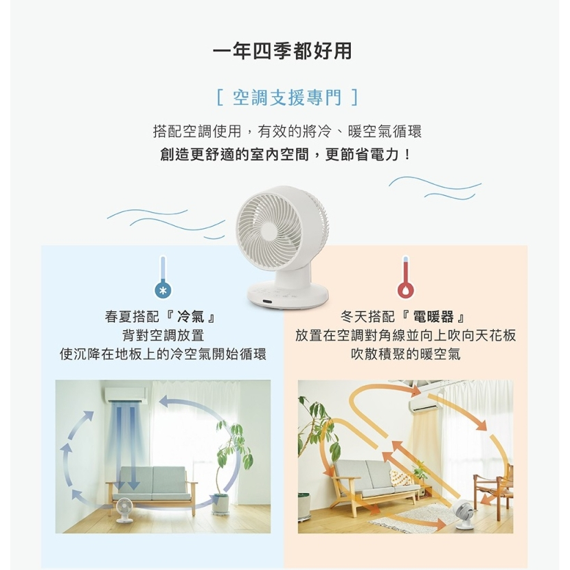 SIROCA siroca SF-A1610 3D氣流循環扇 DC扇 循環扇 公司貨, , large