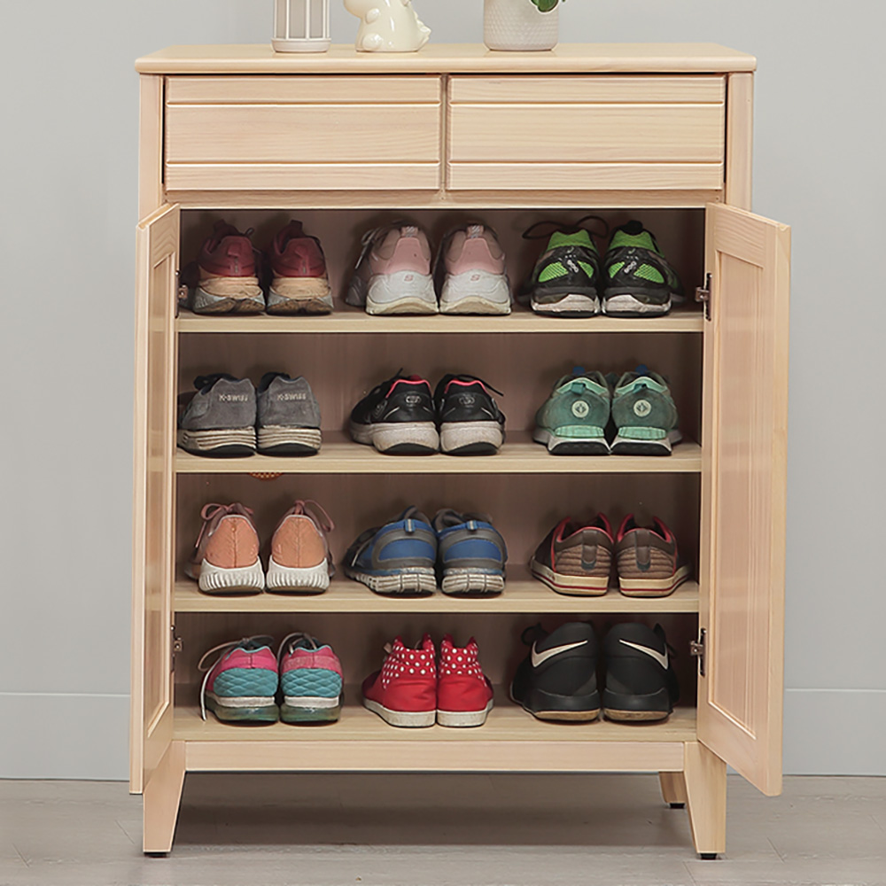 【Hampton 漢汀堡】利特多實木2.7尺鞋櫃, , large