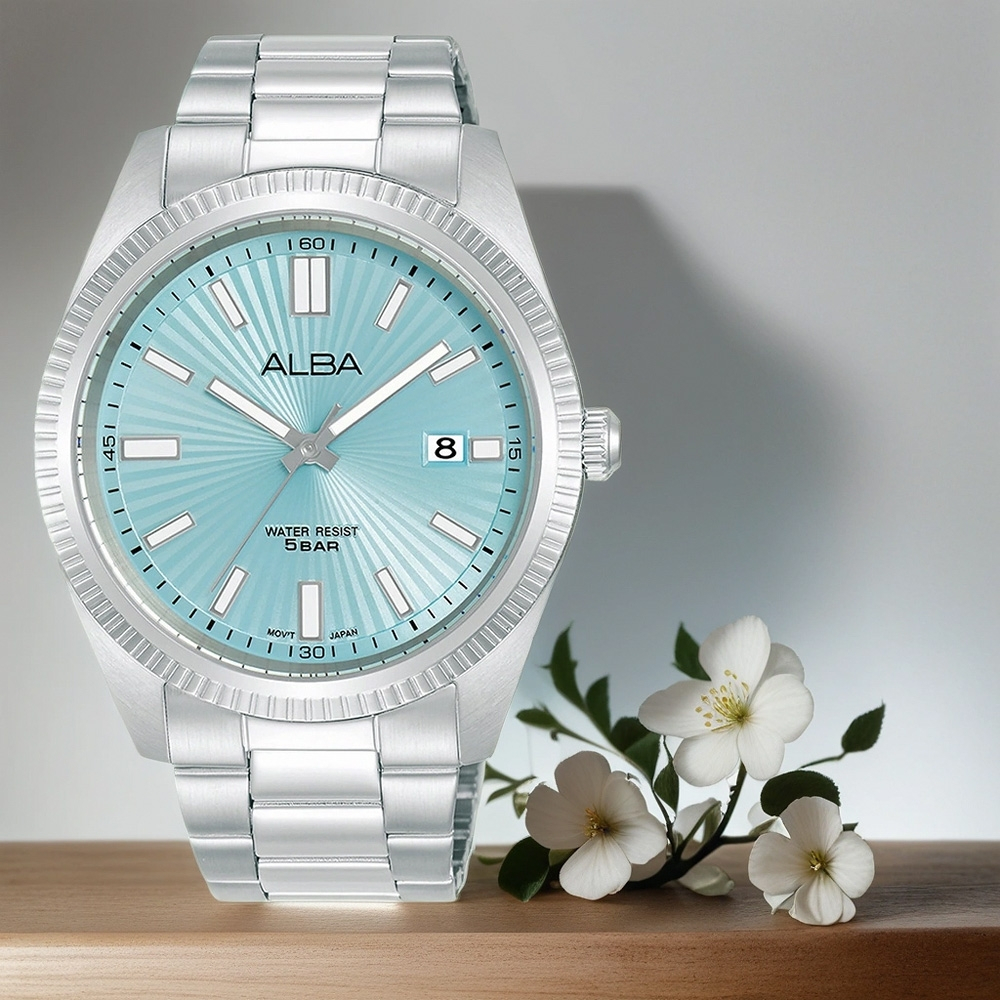 ALBA 雅柏 時尚大三針手錶-42mm AS9S71X1/VJ42-X353G, , large