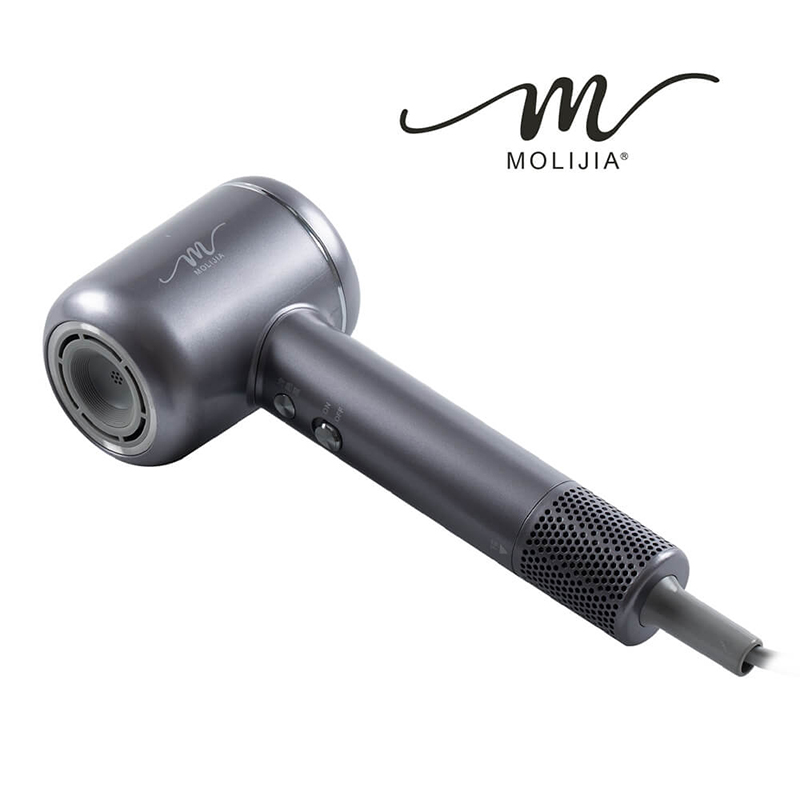 【MOLIJIA】M195 Negative Ion Constant Temperature High-Speed ​​Hair Dryer - Tranquil Gray