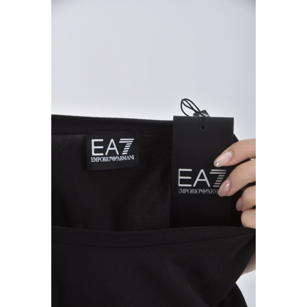 (S) emporio armani棉質簡約圓領黑色短袖上衣二手衣, , large