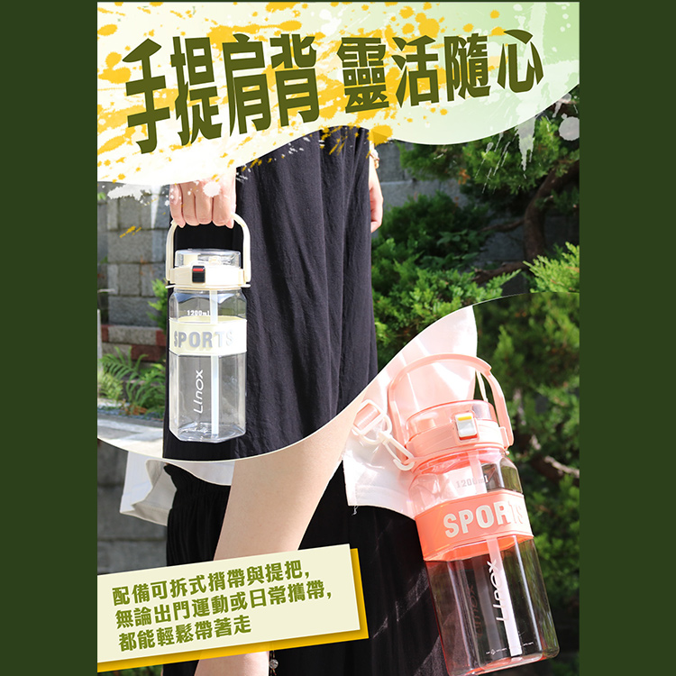 LINOX極限運動水壺-1200ml-2支, , large