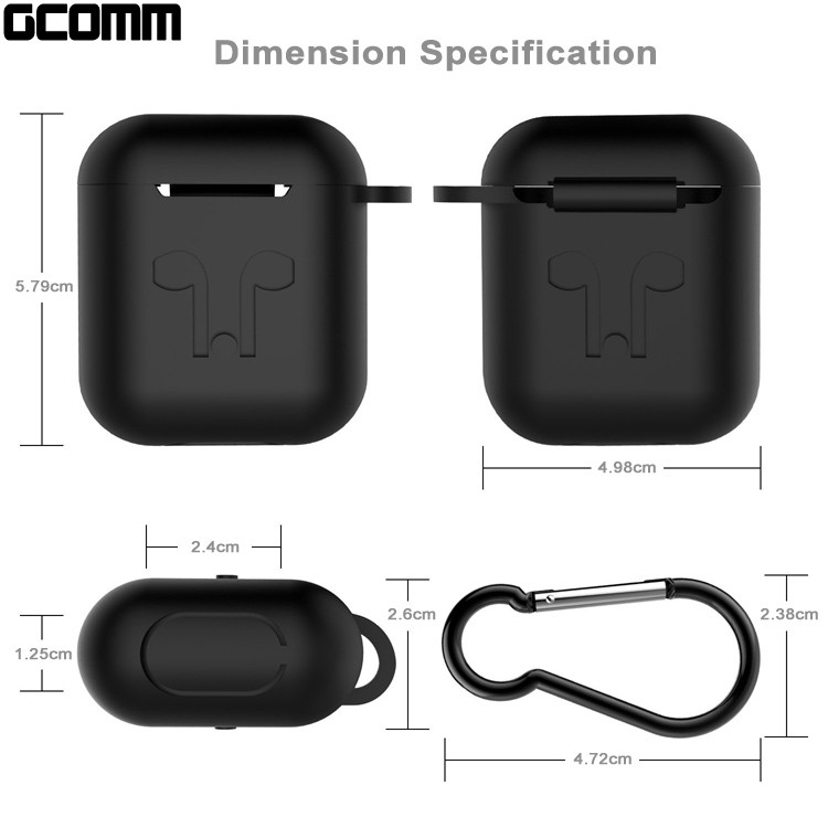 GCOMM Apple AirPods 藍芽耳機增厚保護套 皇室藍, , large