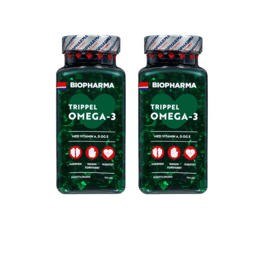 挪威北極熊三倍濃縮 Omega-3 魚油膠囊二瓶, , large