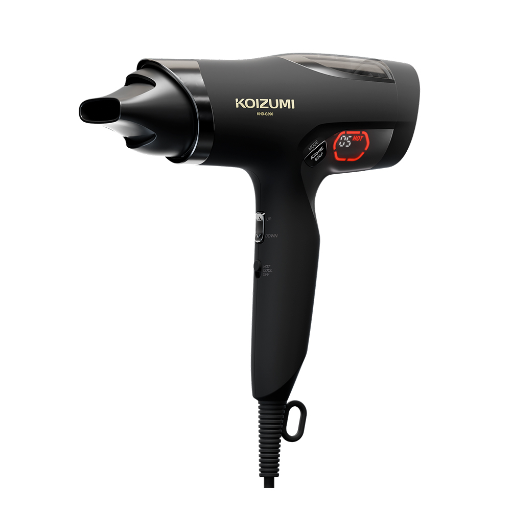 【可易家電】日本KOIZUMI小泉成器小MONSTER雙渦輪暴風級BLDC護髮吹風機KHD-G990-KE(黑), , large
