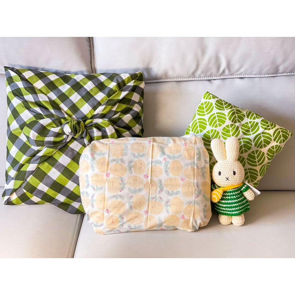 日本設計/印度製造 admi 全棉 方形 45x45 cm 手帕 手巾 (Honey 04), , large