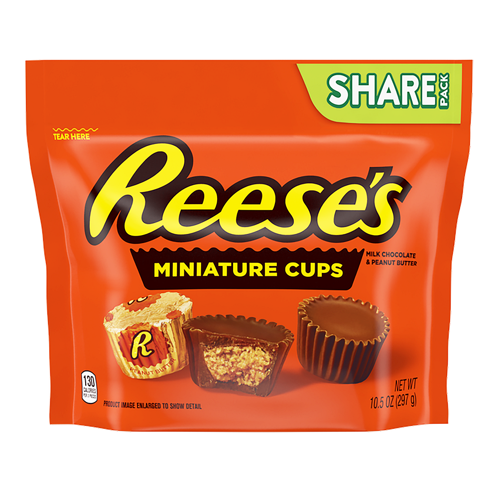Reeses 花生醬夾餡杯子牛奶巧克力(分享包), , large