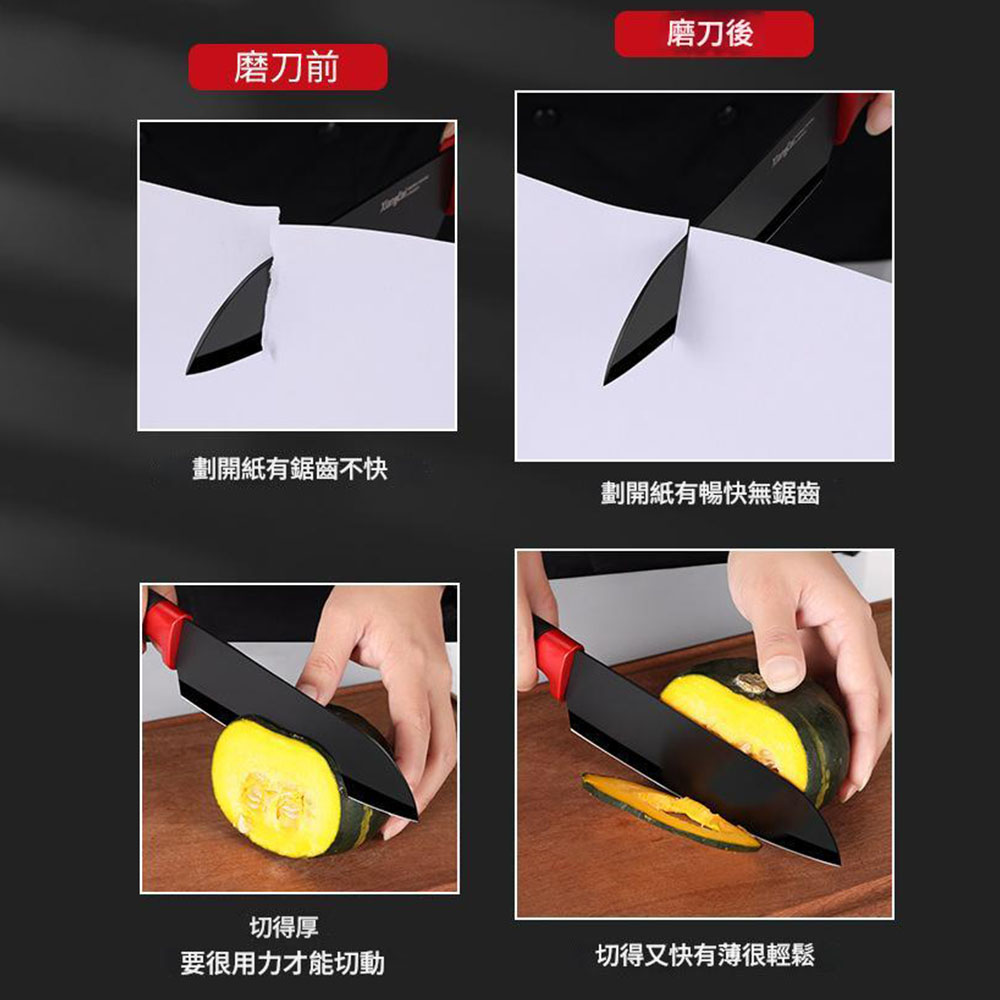 Red and black model - 110V electric knife sharpener (main unit only), , large