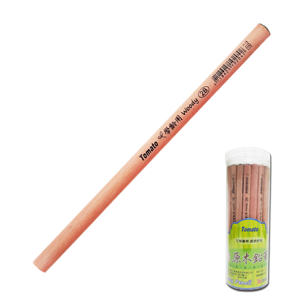 【Tomato】學齡用 2B 原木 P-15 鉛筆 36支/筒 3089, , large