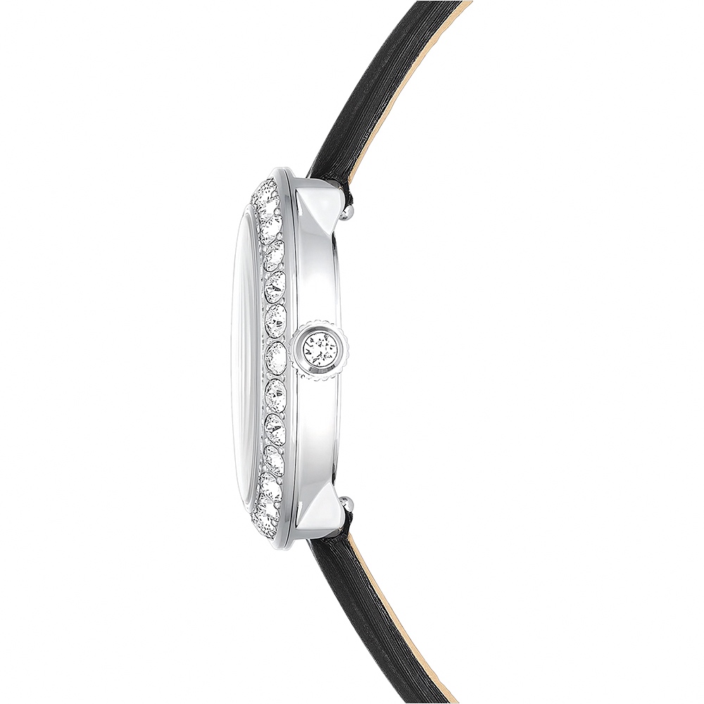 SWAROVSKI 施華洛世奇 Matrix Tennis 水晶錶圈手錶 女錶-30mm(5706663), , large