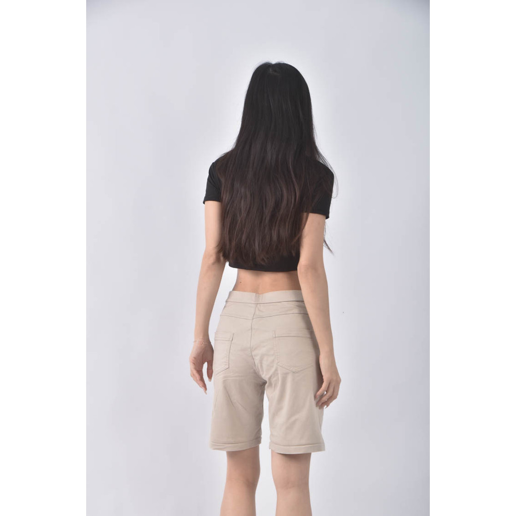 (XL) 高腰杏色短褲二手衣, , large