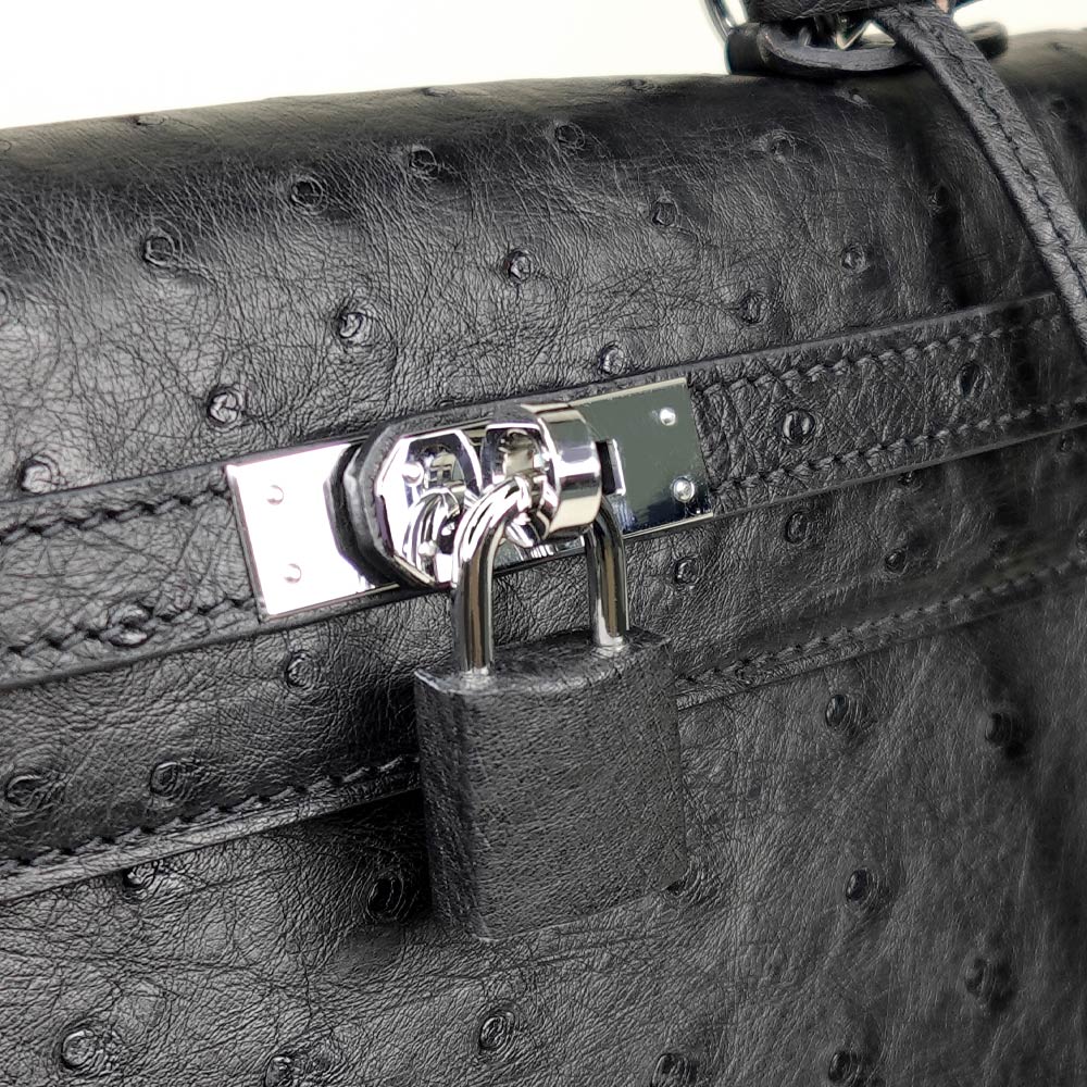 【M2nd】 Ostrich  Handbag, , large