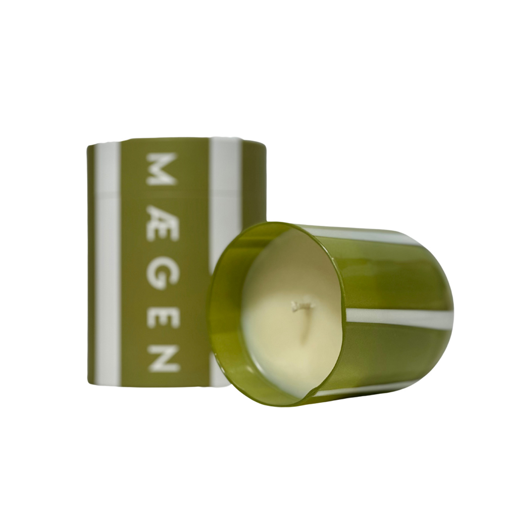 Atina Candle-Olive/White  Fresh Olive & Lemon, , large