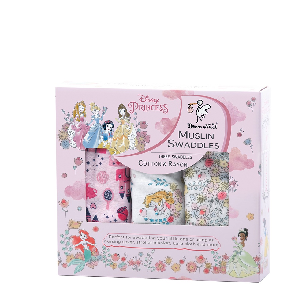 Bonne Nuit 迪士尼多功能包巾(三入裝)-多款可選, , large