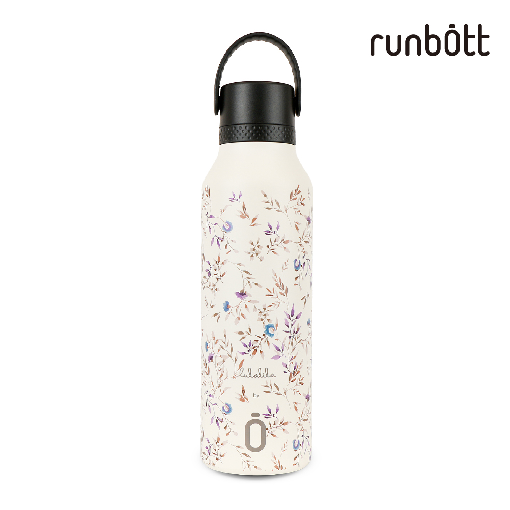 【runbott】Mii 輕量陶瓷保溫瓶600ml_春野花園_贈圓筒包裝盒, , large