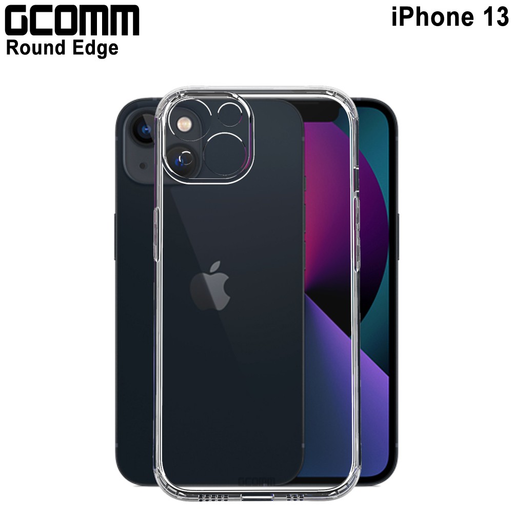 GCOMM iPhone 13 清透圓角防滑邊保護套 Round Edge, , large