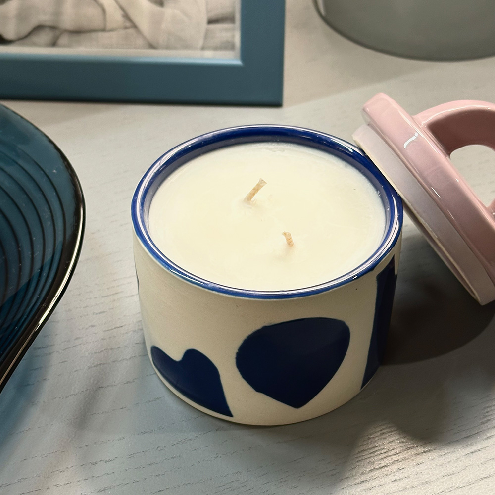 【英國 M&AElig;GEN】Pablo 附蓋陶瓷蠟燭/4種香味可選, , large