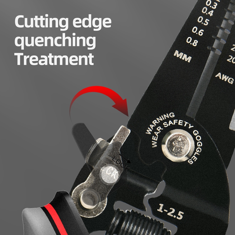 【得力工具 deli tools】 專業 精密 剪線 剝線鉗 0.2~0.8mm 剝皮鉗 拔線鉗-細線用, , large