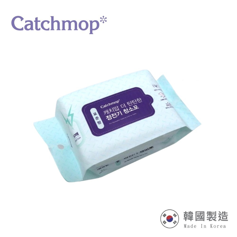 〔得來亞〕Catchmop靜電除塵紙(30張/1包) / 韓國創新靜電吸附技術, , large