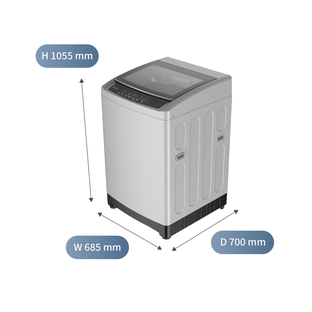 HERAN 禾聯 15KG 全自動洗衣機 HWM-1541, , large
