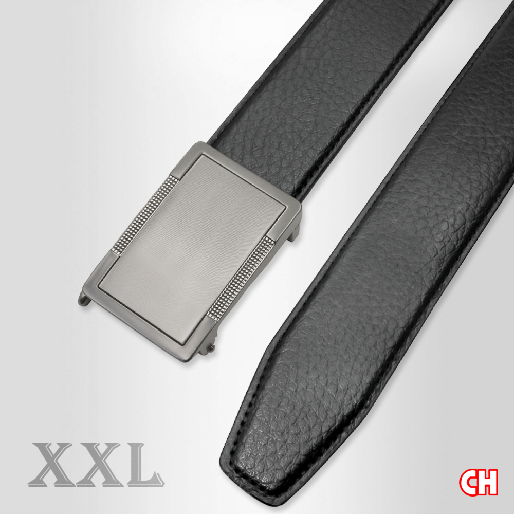 【CH-BELT 銓丞皮帶】加長尺寸XXL 內穿式自動扣皮帶 男紳士皮帶腰帶(黑XXL), , large
