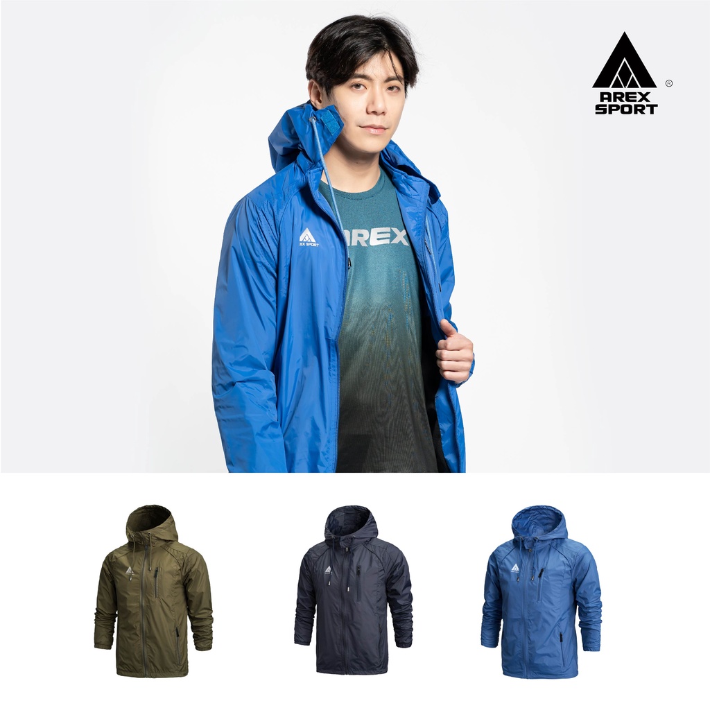 【AREXSPORT】AS-7430 衝鋒外套 加大防風外套 休閒防風外套 現貨加大外套 收納外套 男女外套 登山外套, , large