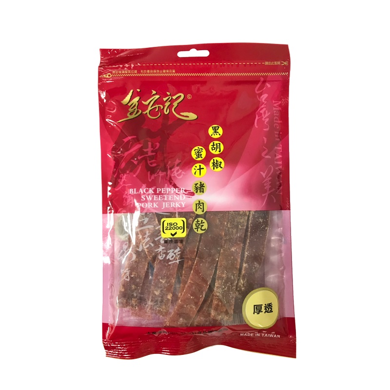 金安記老滷醬汁蜜汁豬肉乾, , large
