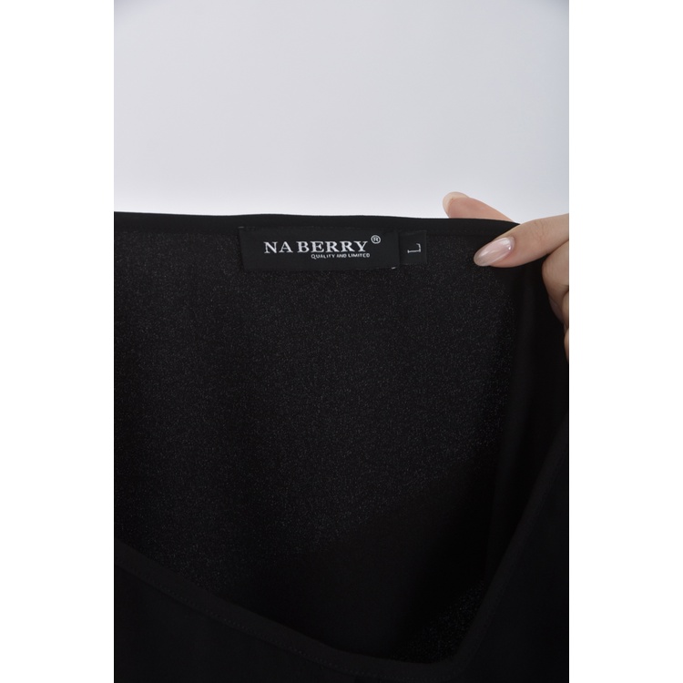 (XL) na berry黑色套裝二手衣, , large
