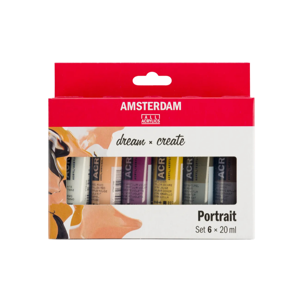 *需預訂 Royal Talens AMSTERDAM 壓克力20ML - 6色套組珍珠, , large