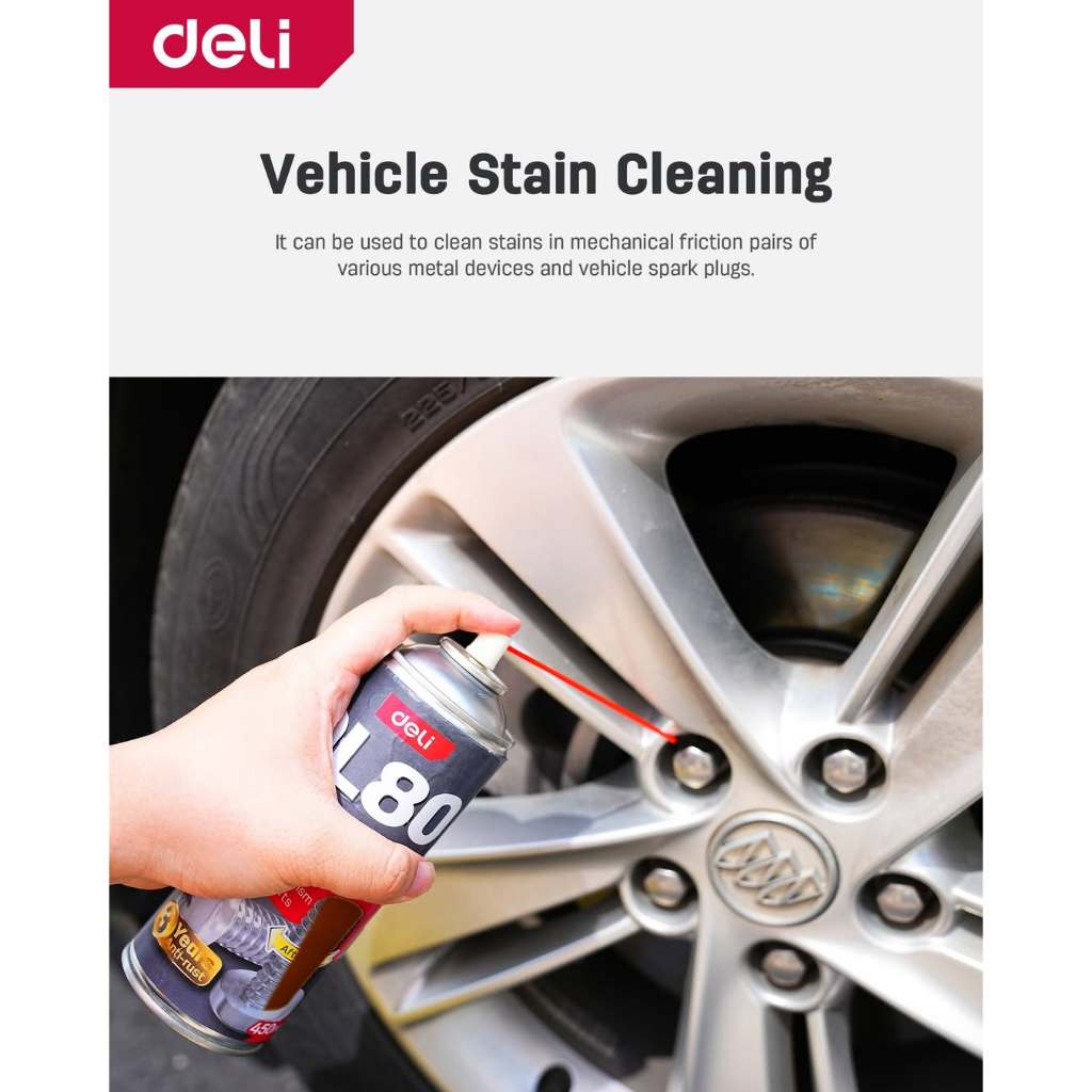 【deli tools】DL80 Professional Long-Lasting Anti-Rust Lubricant Multi-Purpose Penetrating Oil / Rust Remover / Cleaner-200ml, , large