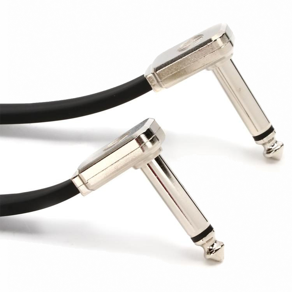 ERNIE BALL 12' Cable 3Pcs 短導線一組三條 30.48公分 黑色款【敦煌樂器】, , large