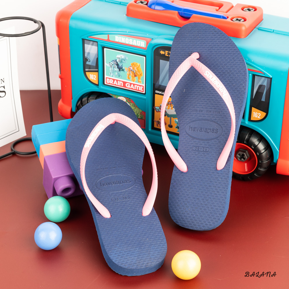 [巴拉娜巴西人字拖專賣店]中壢實體店面 Havaianas哈瓦仕 夾腳拖/人字拖鞋SLIM LOGO POP 沙灘 海灘 海邊, , large