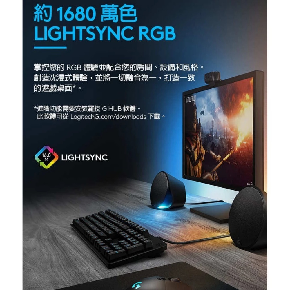 【 Logitech 羅技 】G403 HERO 電競 有線 滑鼠, , large