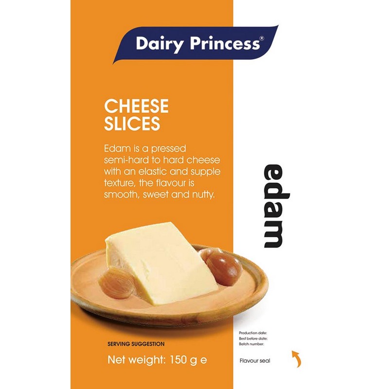 Dairy Princess Cheese Slices-Edam, , large