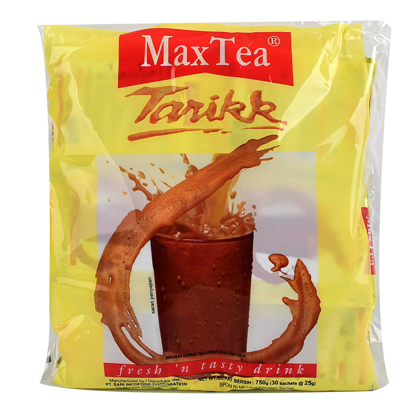 MaxTea 美詩泡泡奶茶(印尼拉茶)25g x30 , , large