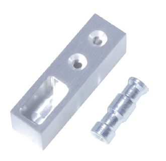 【協進五金】方扁有封口管頭 鋁原色拉絲, , large