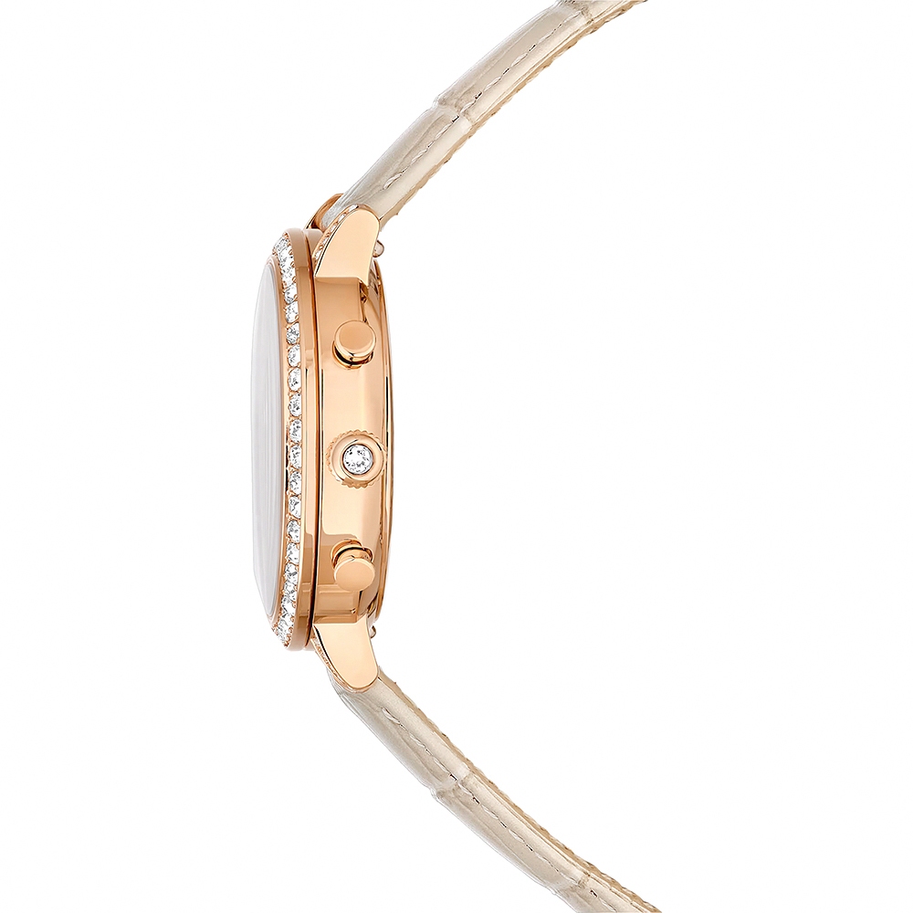SWAROVSKI 施華洛世奇 Matrix TennisChrono 水晶三眼計時手錶 女錶-36mm 5702849, , large